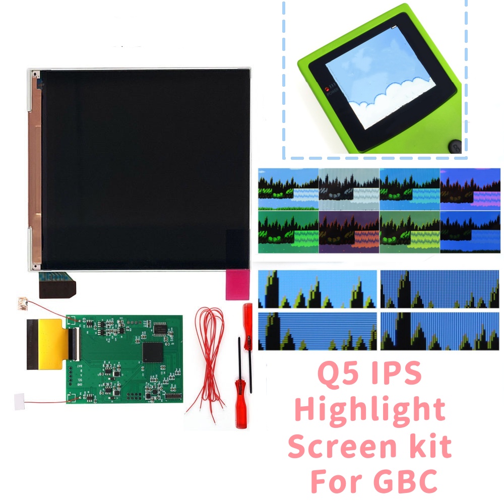 HISPEEDIDO For GBC 3.1' Q5 IPS - đánh giá và giá Lcd Screen Arcade