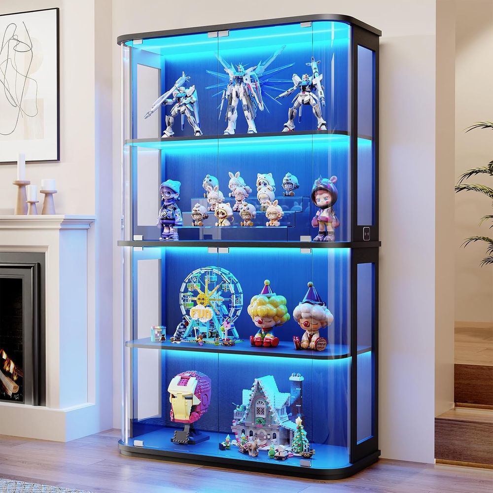 Large Rounded Display Cabinet  - đánh giá và giá Glass Cabinet Display