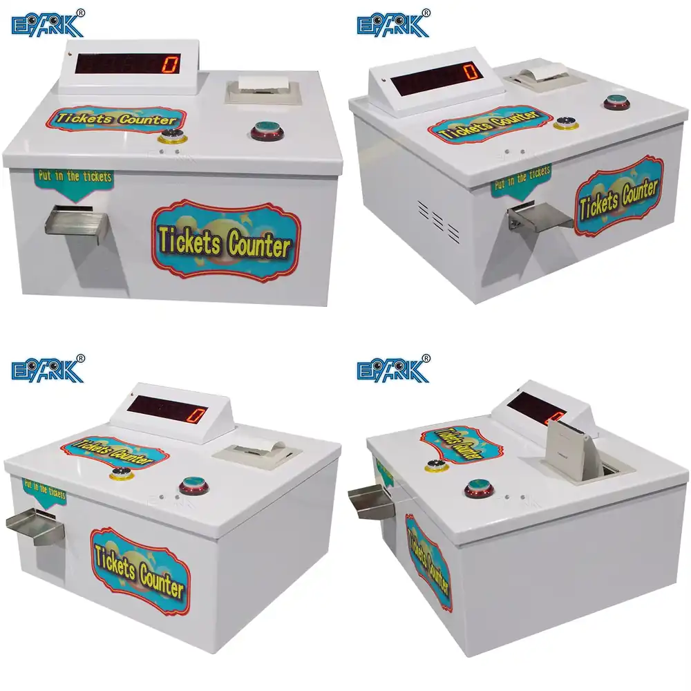 OEM White Arcade Game Machine  - đánh giá và giá Arcade Ticket Machine