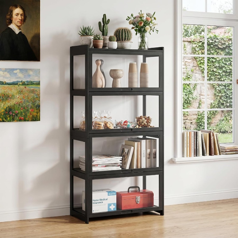 Curio Display Cabinet with Acr - đánh giá và giá Glass Cabinet Display