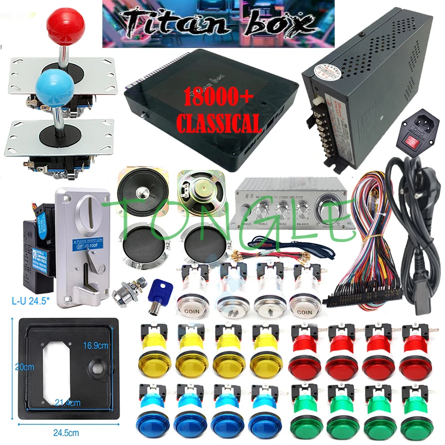 2 Players Titan Box 18000+ in  - đánh giá và giá Coin Acceptor Selector