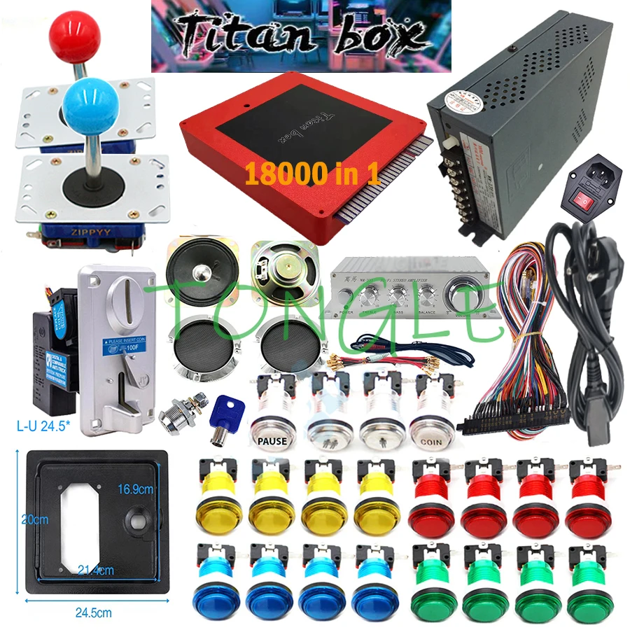 2 Players Titan Box 18000+ in  - đánh giá và giá Coin Acceptor Selector