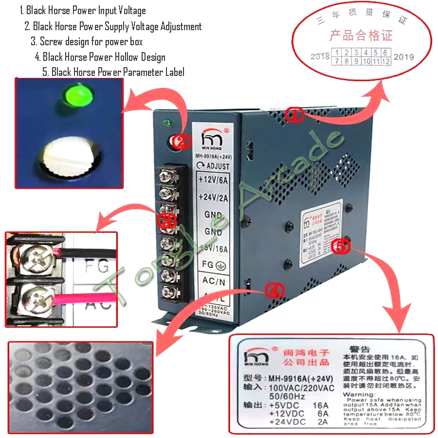 Arcade Jamma Parts MH-16A(-5V) - đánh giá và giá Coin Acceptor Selector